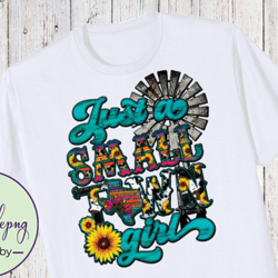 just a small town girl western png design 130