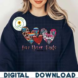 Love never fails PNG file, Happy Valentine Png