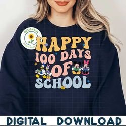 Happy 100 days of school SVG PNG, 100 Days Of School Png Svg