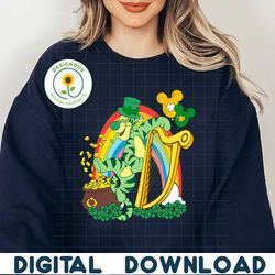 retro dinsey tigger st patrick day balloon png