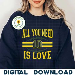 All You Need Is Love Green Bay SVG