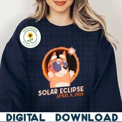 Retro Bingo Total Solar Eclipse 2024 PNG