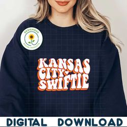 Kansas City Swiftie Heart Football SVG