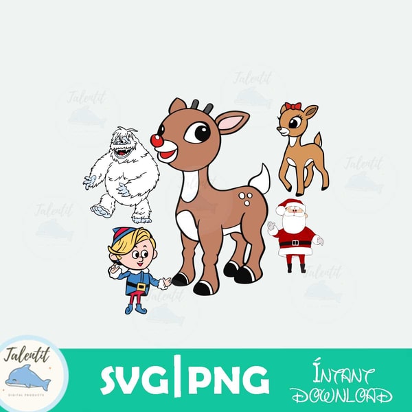 Distressed Rudolph Svg Rudolphs svg, rudolph svg, rudolf the red nosed reindeer svg | Inspire ...
