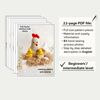 Information about felt Easter mama chicken with chicks PDF tutorial with patterns