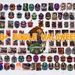 Horror Movies Characters PNG, 90 Bundle Halloween, Halloween Sublimation Designs Png, Halloween Bundle Png, Horror Movie