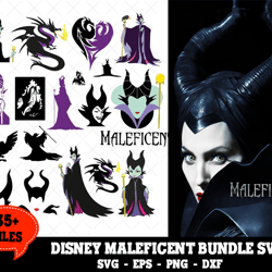 35 Files Maleficent Bundle SVG