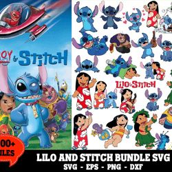 300 Files Lilo And Stitch Bundle SVG