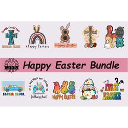 Happy Easter SVG Bundle file