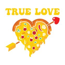 Cheesy Pizza Heart Shape SVG