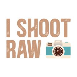 I Shoot RAW Photography Gift
