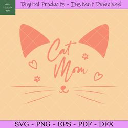 Cat Mom Mama SVG Sublimation Bundle
