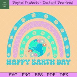 Earth Day Floral SVG Sublimation TShirt