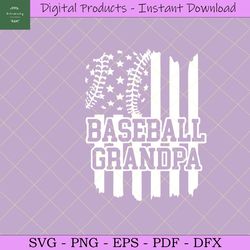 Baseball Grandpa SVG, Baseball Grandpa PNG