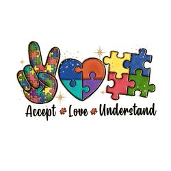 accept love understand autism png