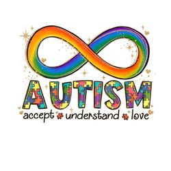 autism accept understand love png