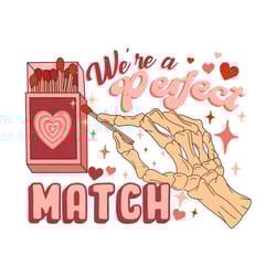 we are perfect match valentine png