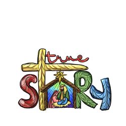 true story christmas sublimation