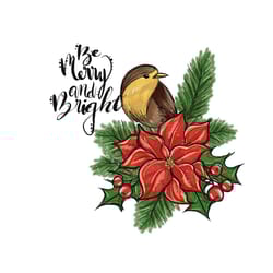 be merry and bright christmas png