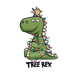 trex christmas tree sublimation