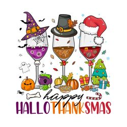 happy hallothanksmas sublimation bundle