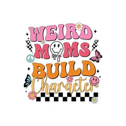 retro weird moms build character png