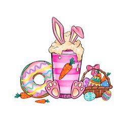 happy easter coffee cup png