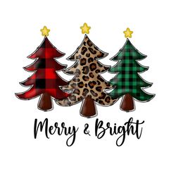 merry and bright buffalo plaid leopard