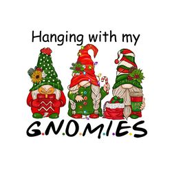 hanging with my gnomes sublimation