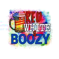 red white and boozy sublimation