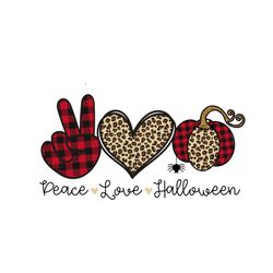 peace love halloween, sublimation design