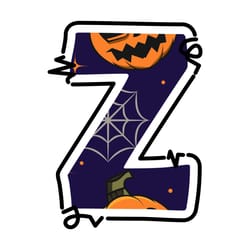 halloween letter alphabet and number png