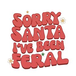 sorry santa i've been feral christmas