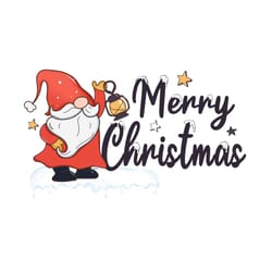 gnome santa merry christmas png