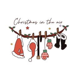 retro png christmas in the air