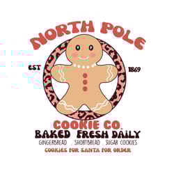 christmas sublimation gingerbread cookie