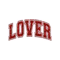 lover red glitter valentine's day png
