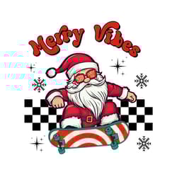 retro merry vibes santa claus boy png