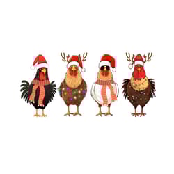chicken christmas lights farm animal png