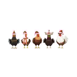 chicken farm animal christmas lights png