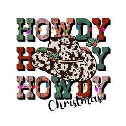 Howdy Christmas Cowboy Cowgirl Western
