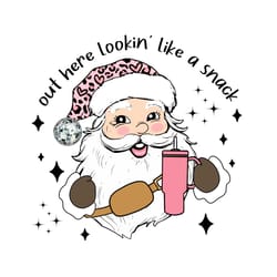 santa tumbler looking like a snack png