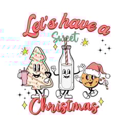 let's have a sweet christmas tree png