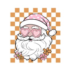 retro santa claus merry christmas png