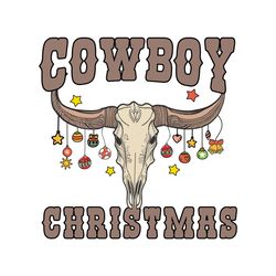 cowboy christmas cowgirl retro western