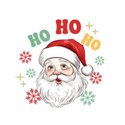 ho ho ho retro santa claus christmas png