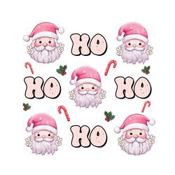 ho ho ho santa claus christmas retro png