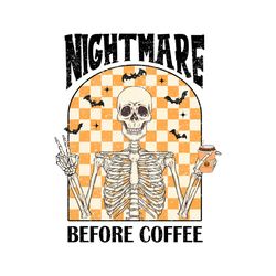 nightmare before coffee halloween png