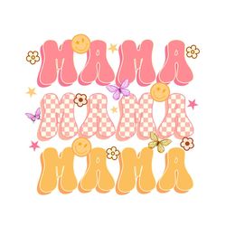mama retro mothers day girl mom png