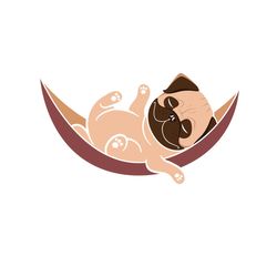 tired pug lazy pug the struggle is real